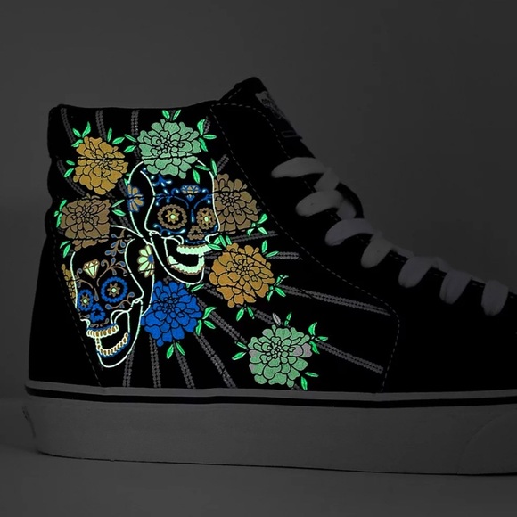 Vans Other - Vans sk8 hi 
DIA DE MUERTOS💀💀
GLOW IN THE DARK
BRAND NEW